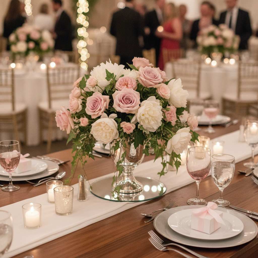 Tischdekoration Hochzeit